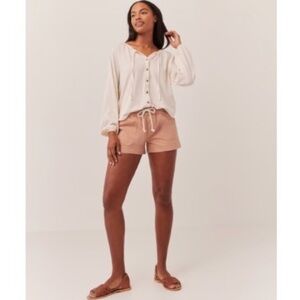 Pact | women’s woven twill drawstring shorts